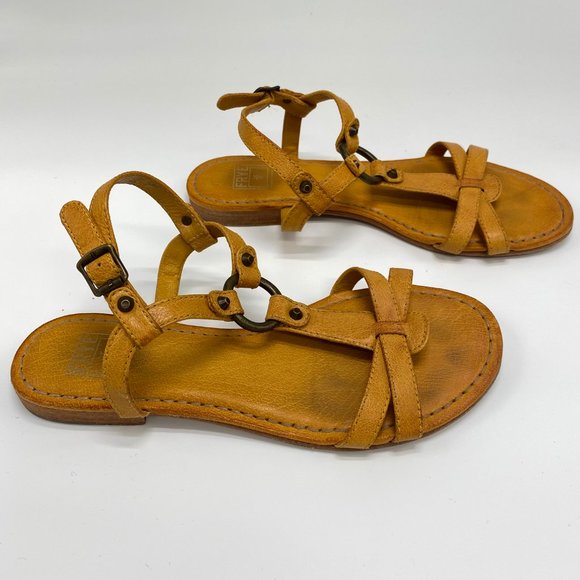 Frye Orange Carson Ring Sling Sandal - Picture 6 of 8